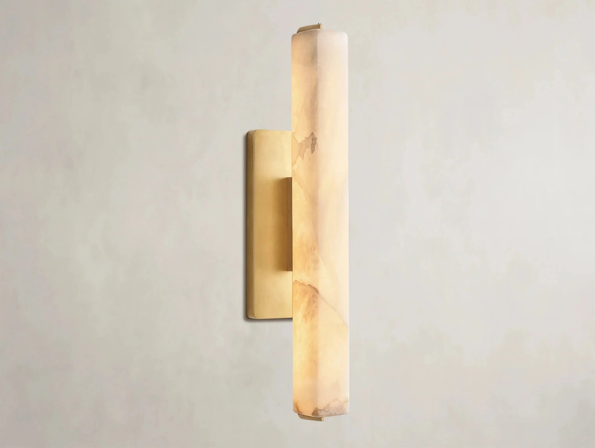Audubam Alabaster Single Sconce - Zelno Lighting