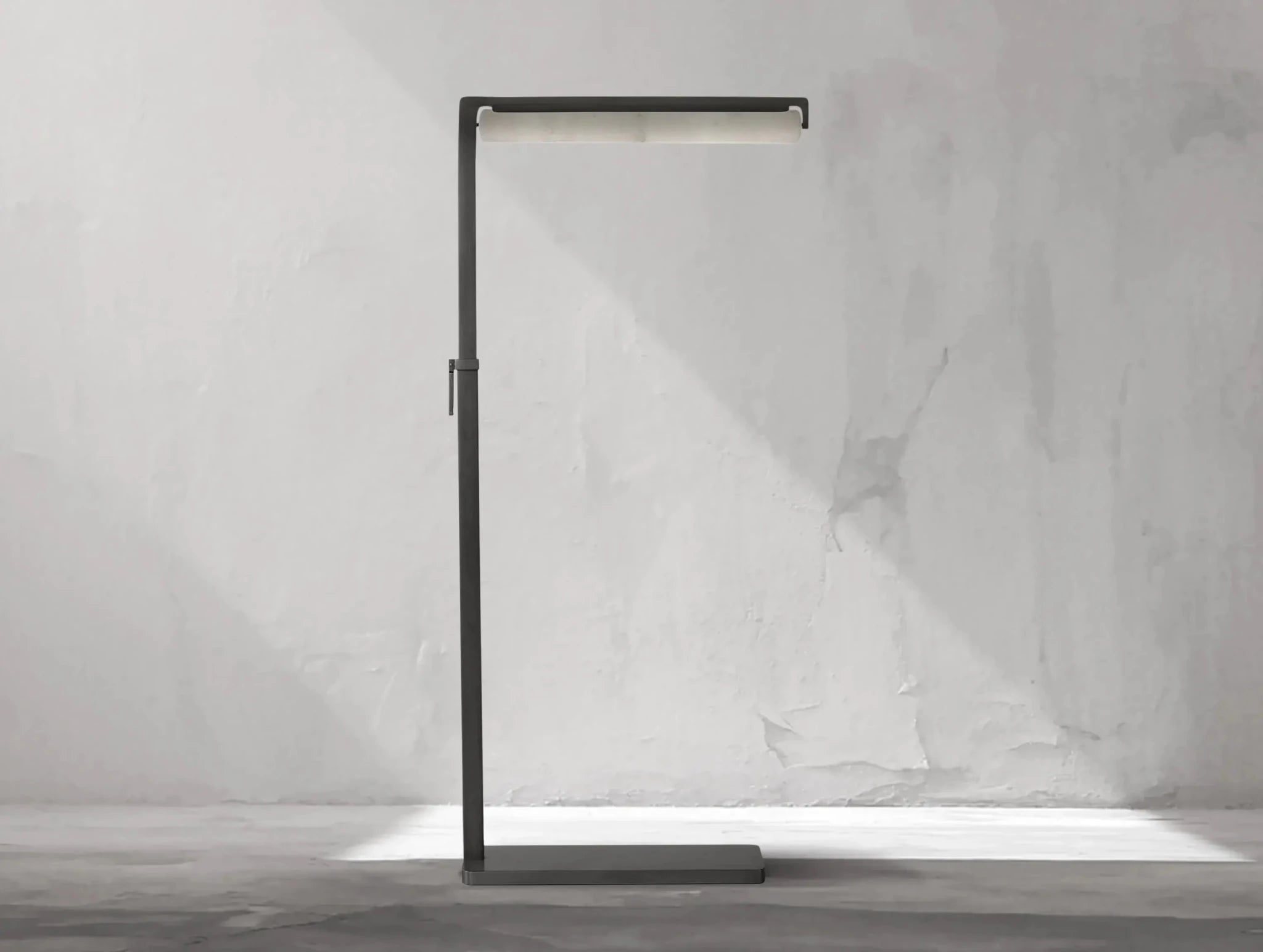 Audubam Alabaster Task Floor Lamp - Zelno Lighting