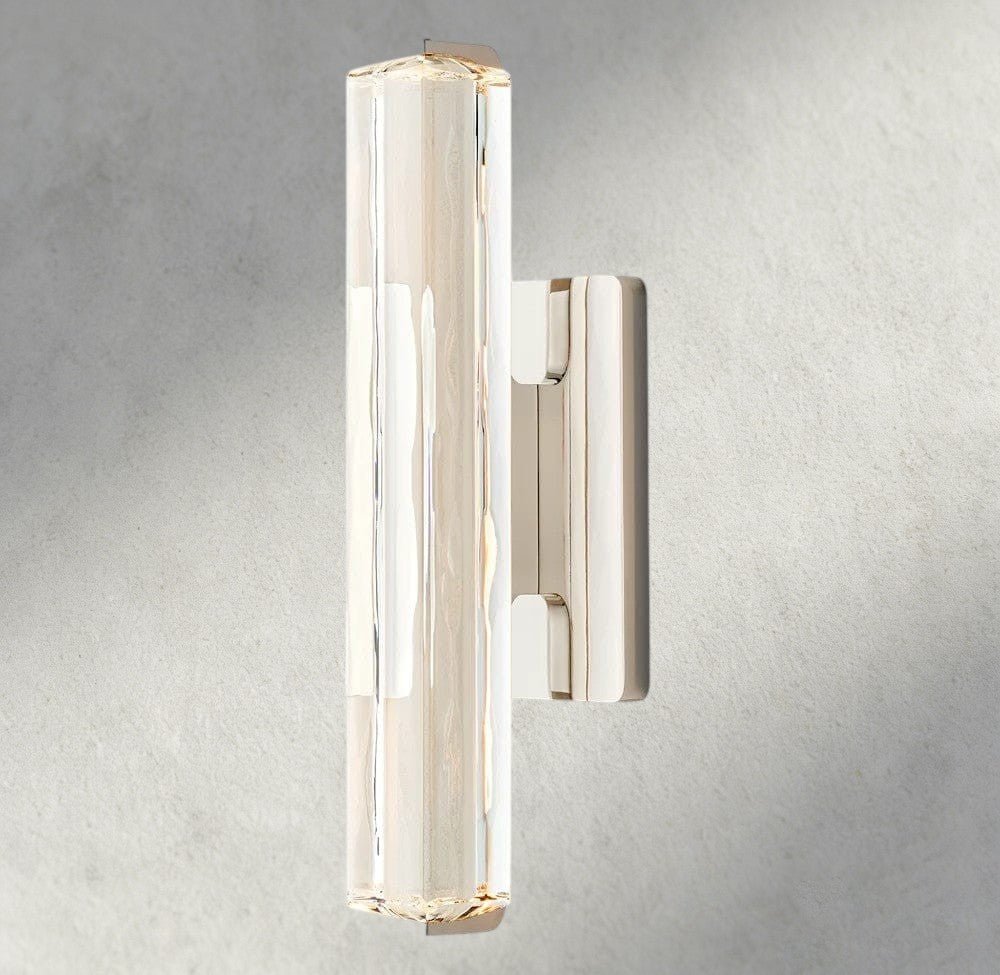 Audubam Crystal Single Sconce - Zelno Lighting
