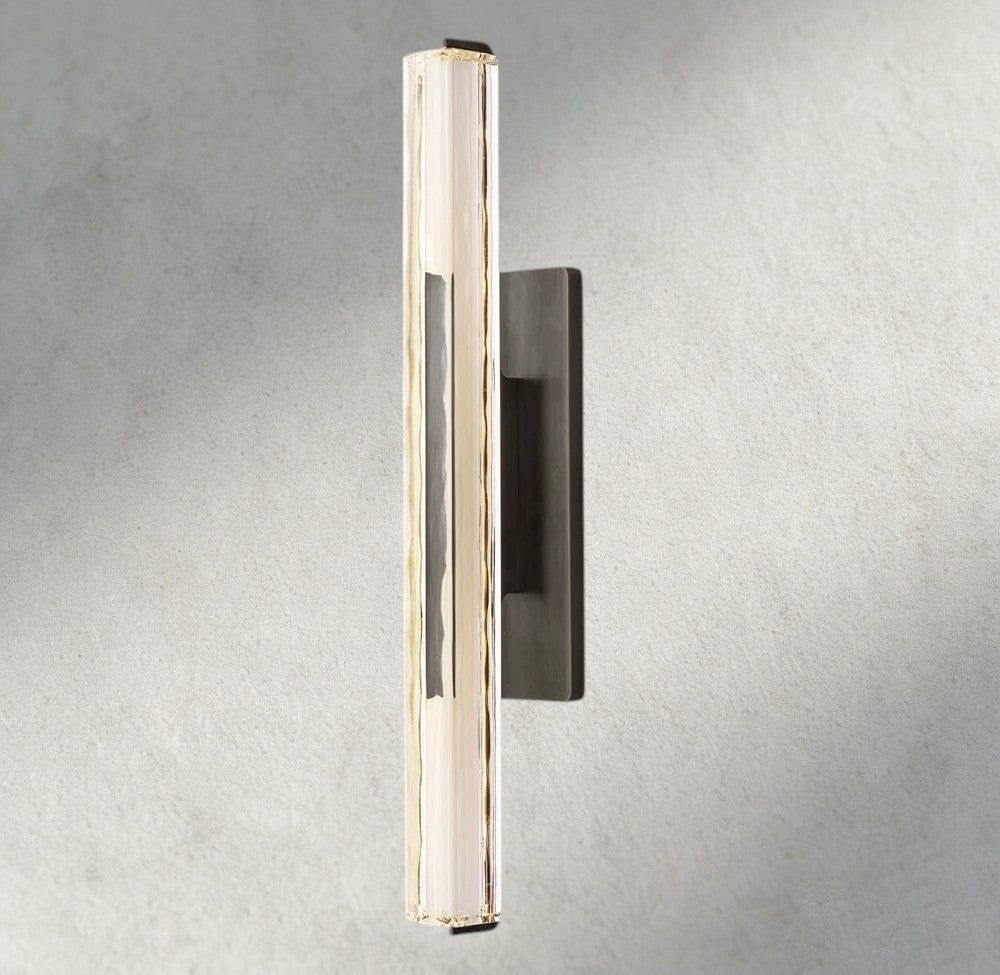 Audubam Crystal Single Sconce - Zelno Lighting