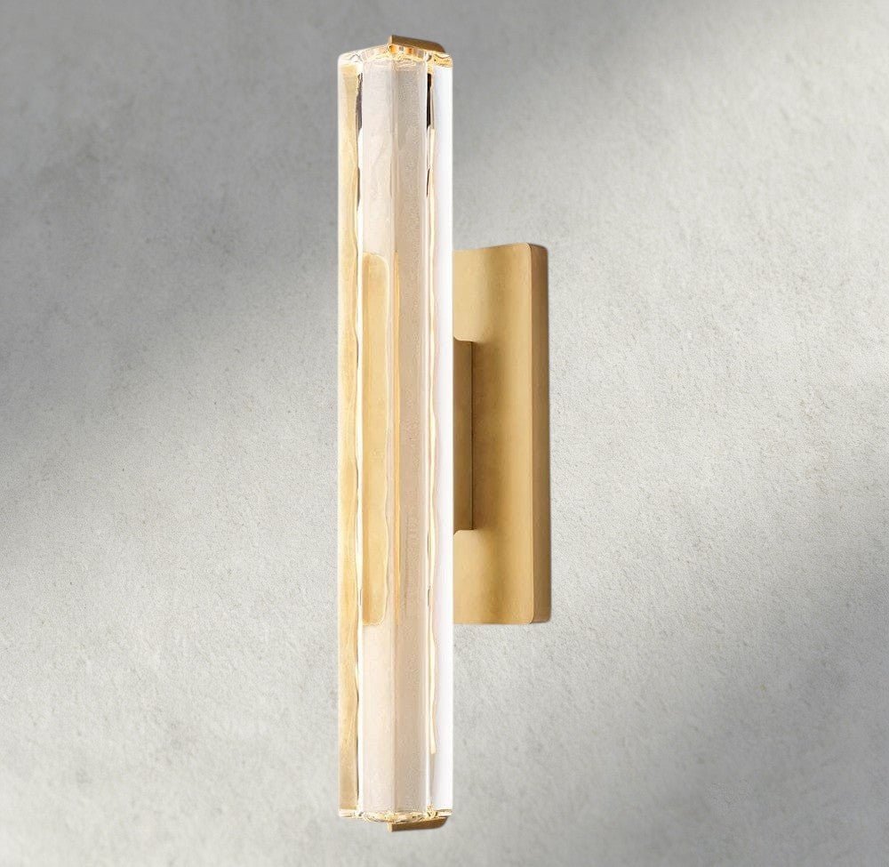 Audubam Crystal Single Sconce - Zelno Lighting