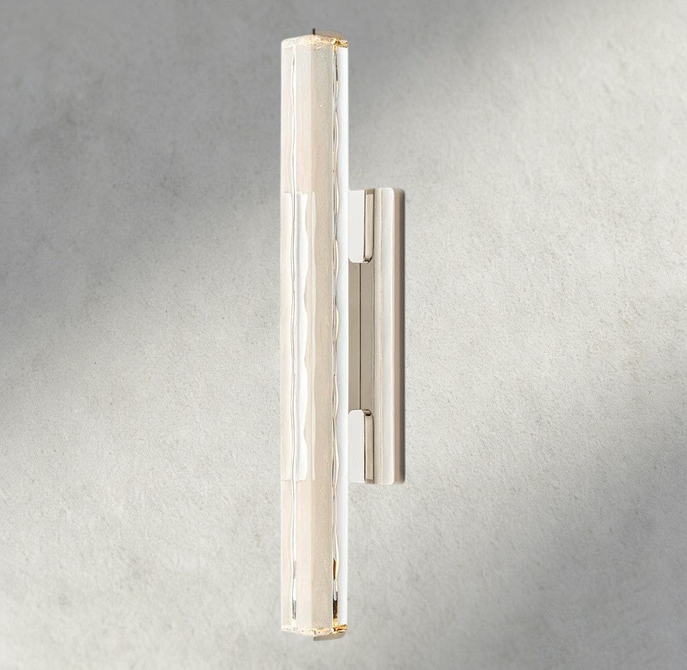 Audubam Crystal Single Sconce - Zelno Lighting