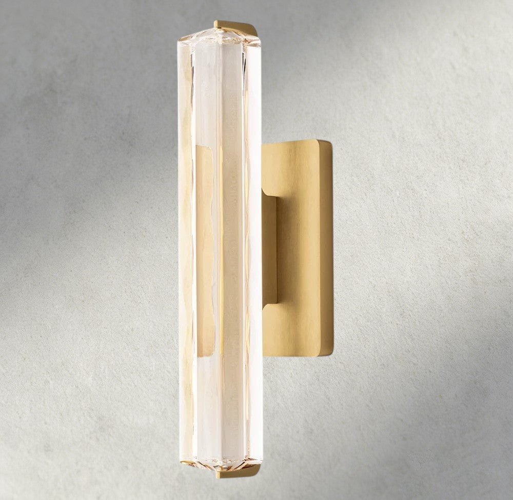 Audubam Crystal Single Sconce - Zelno Lighting