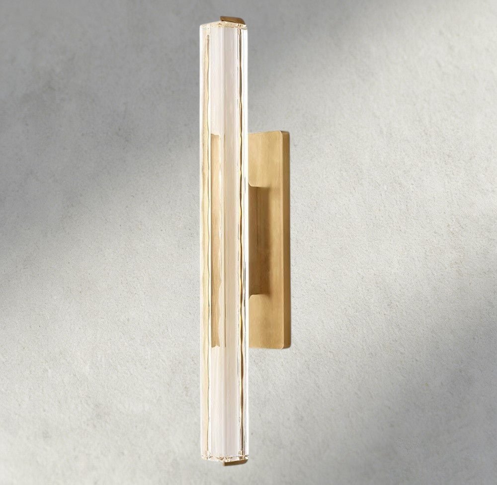 Audubam Crystal Single Sconce - Zelno Lighting