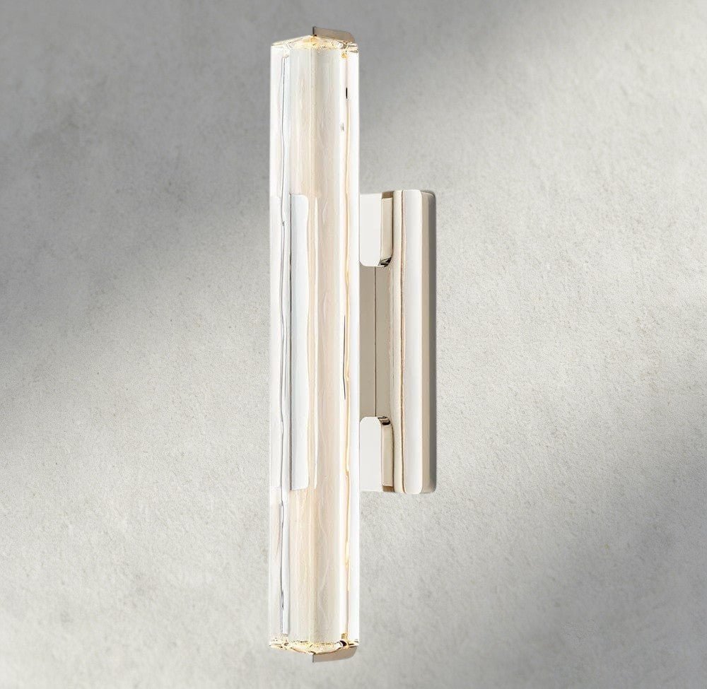 Audubam Crystal Single Sconce - Zelno Lighting