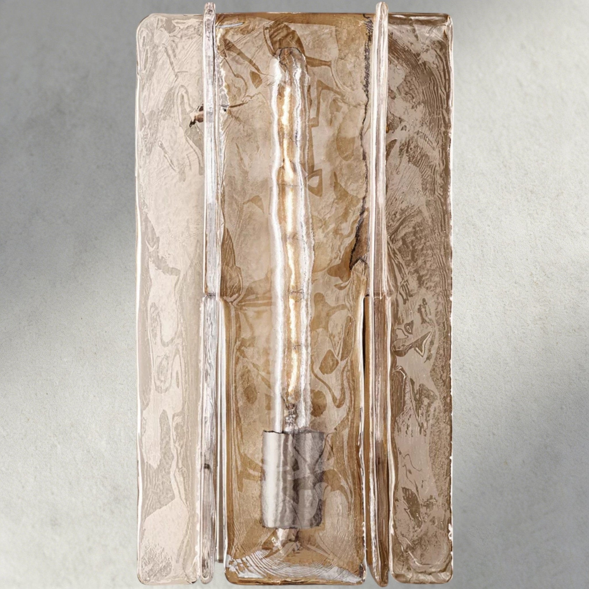 Aurelle Clear Glass Wall Sconce - Zelno Lighting