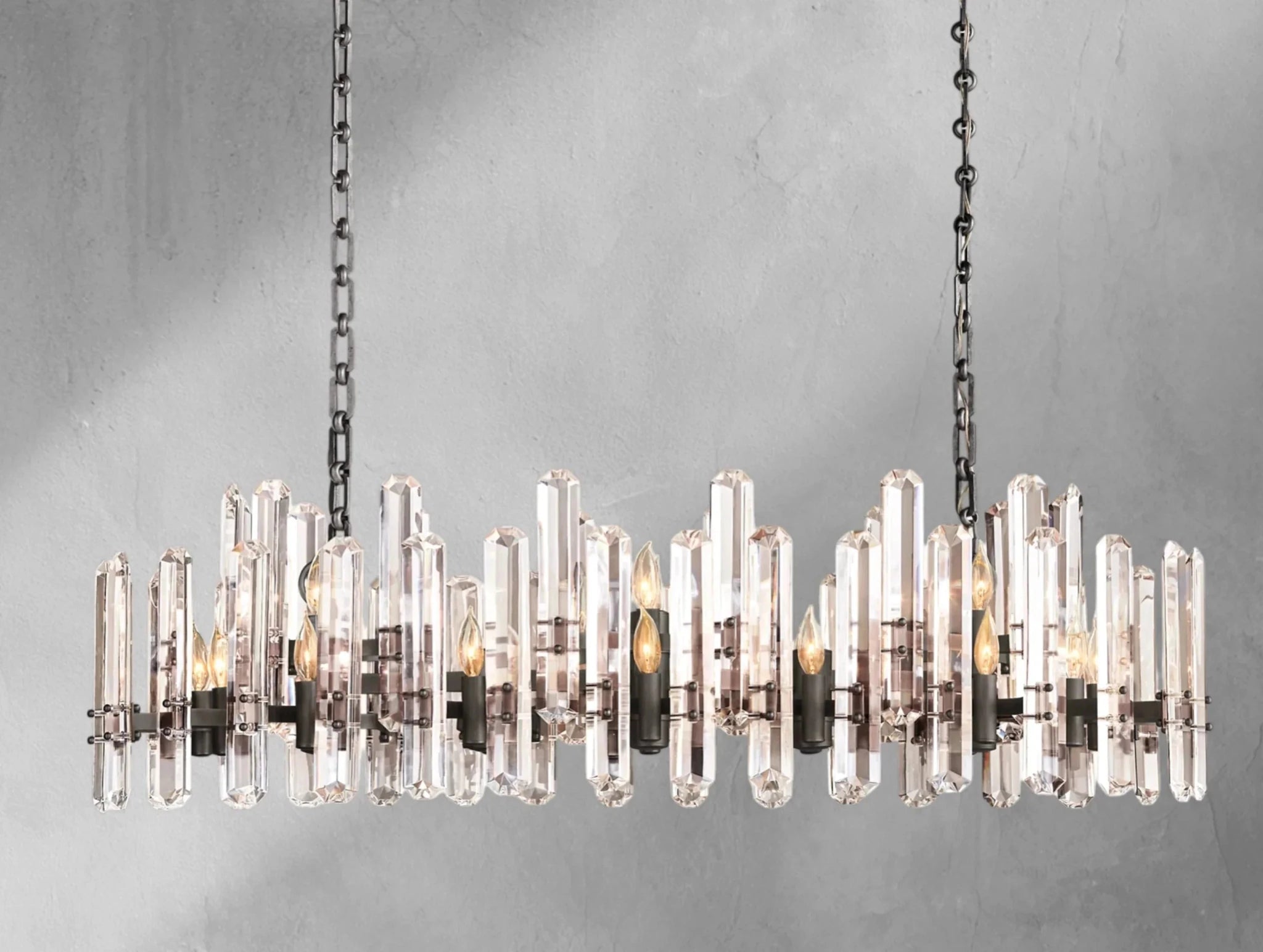 Baingham Linear Chandelier - Zelno Lighting