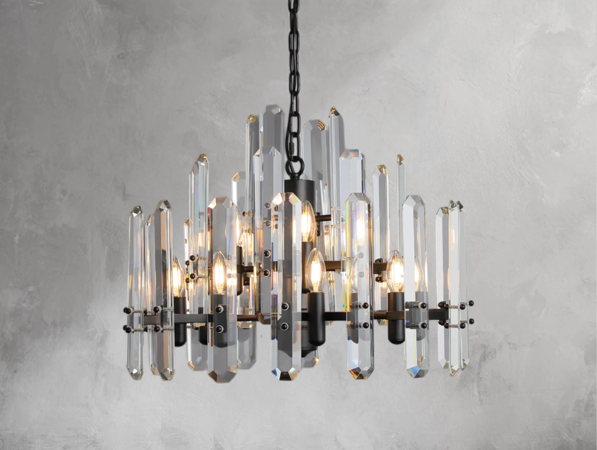 Baingham Round Chandelier - Zelnolighting