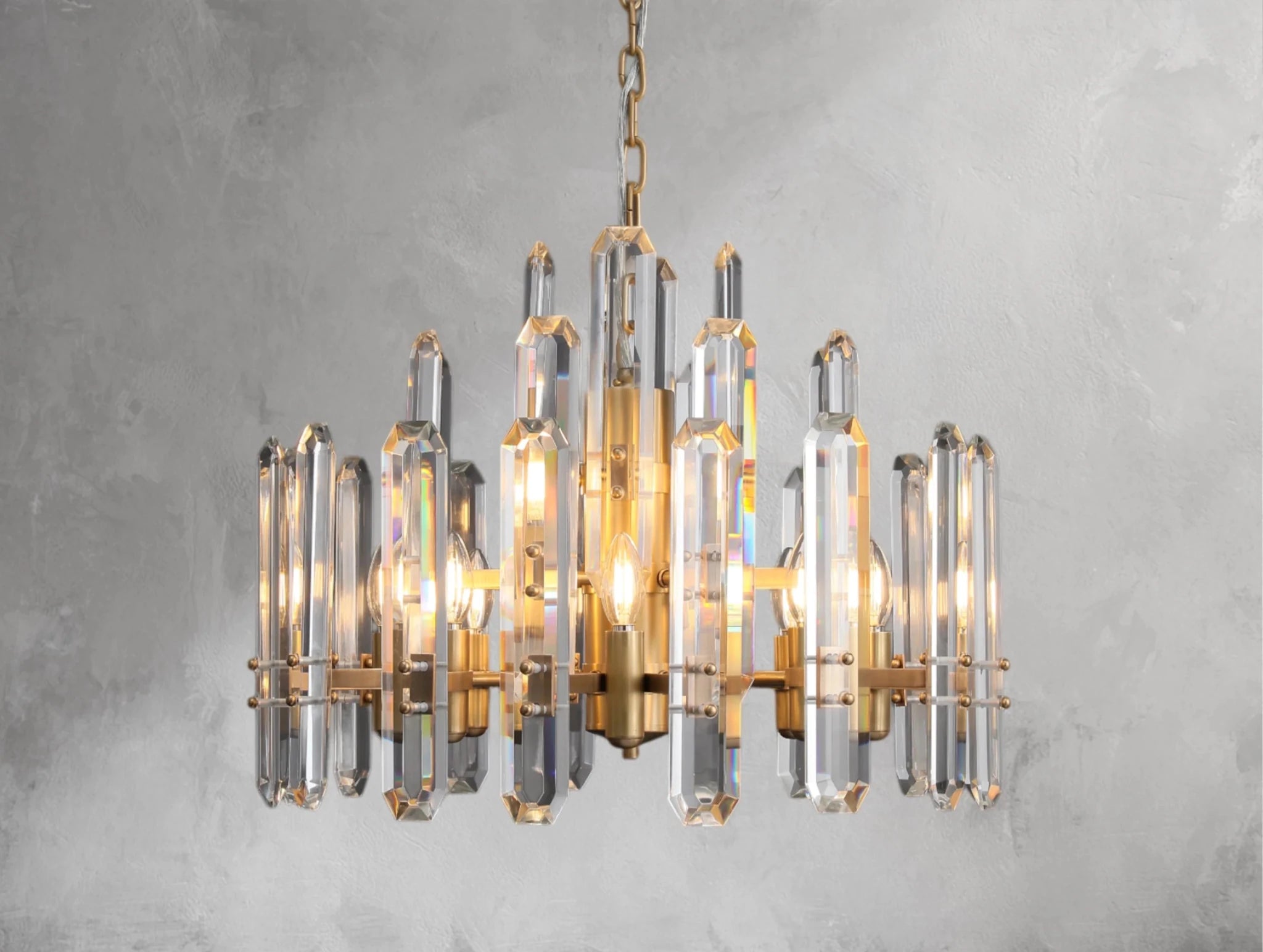 Baingham Round Chandelier - Zelnolighting