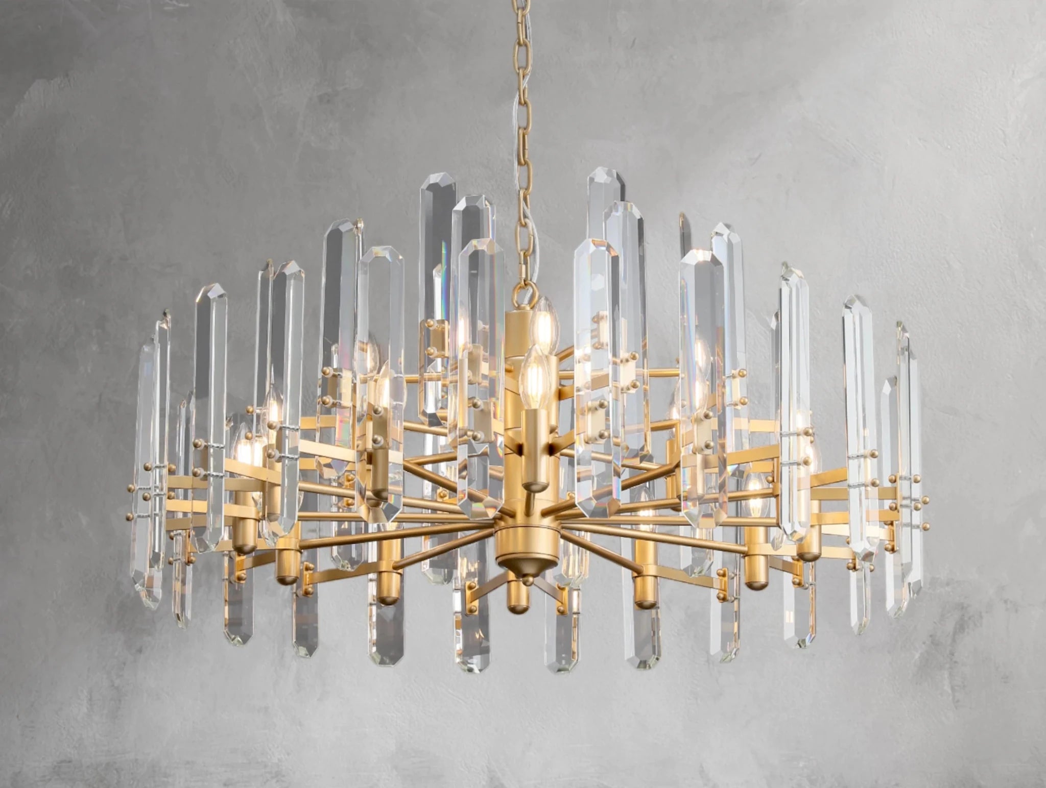 Baingham Round Chandelier - Zelnolighting