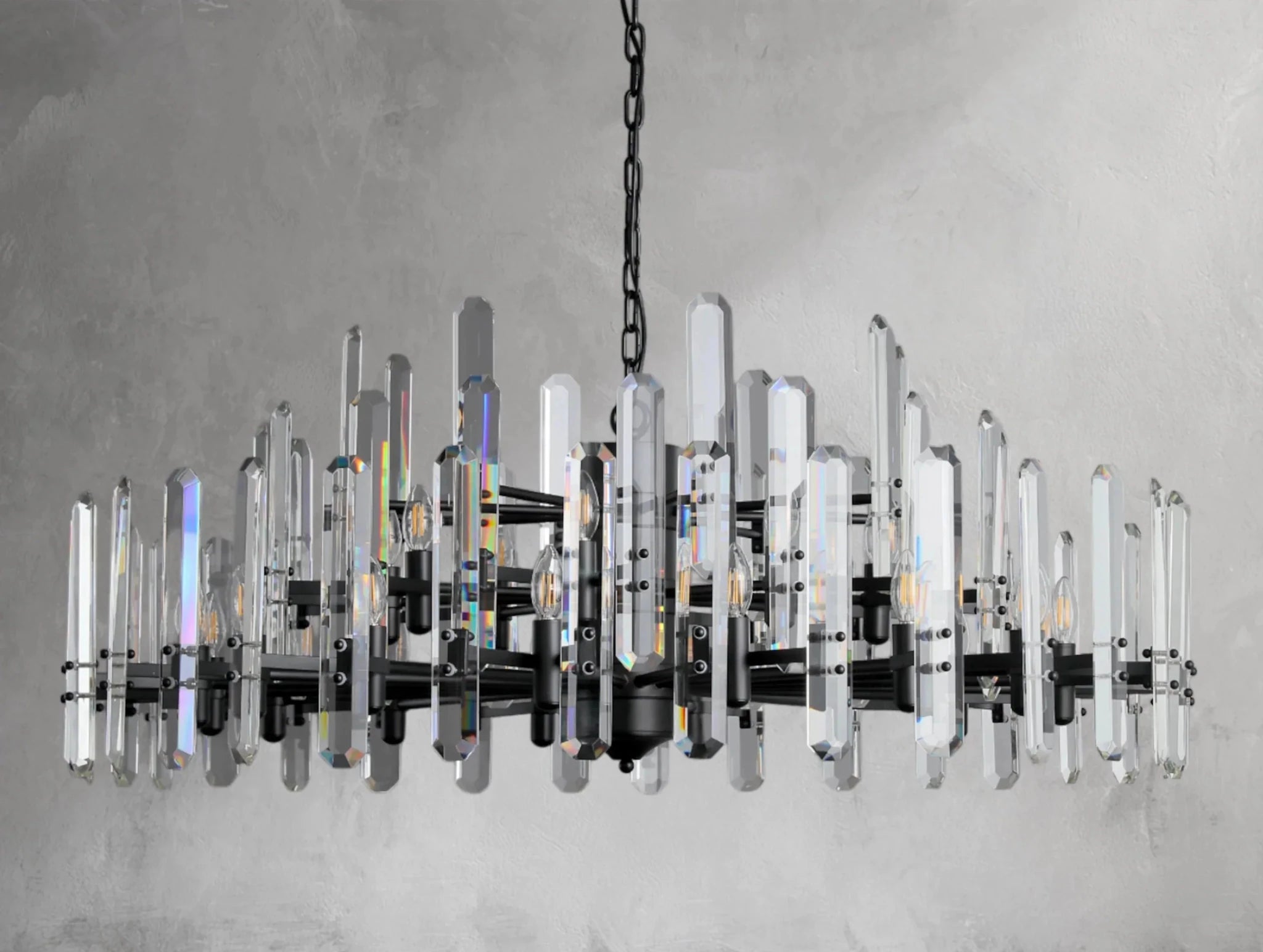 Baingham Round Chandelier - Zelno Lighting