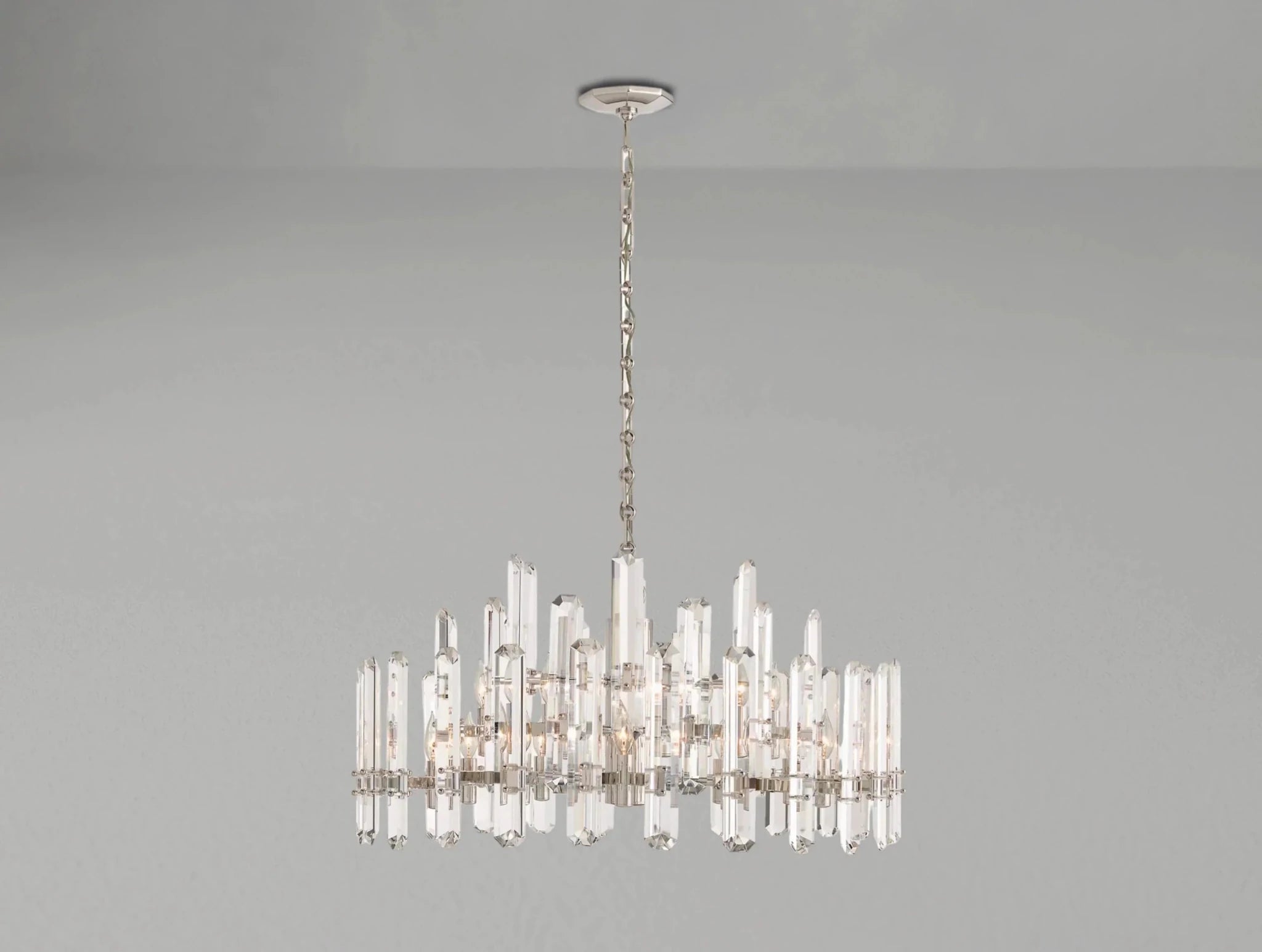 Baingham Round Chandelier - Zelno Lighting