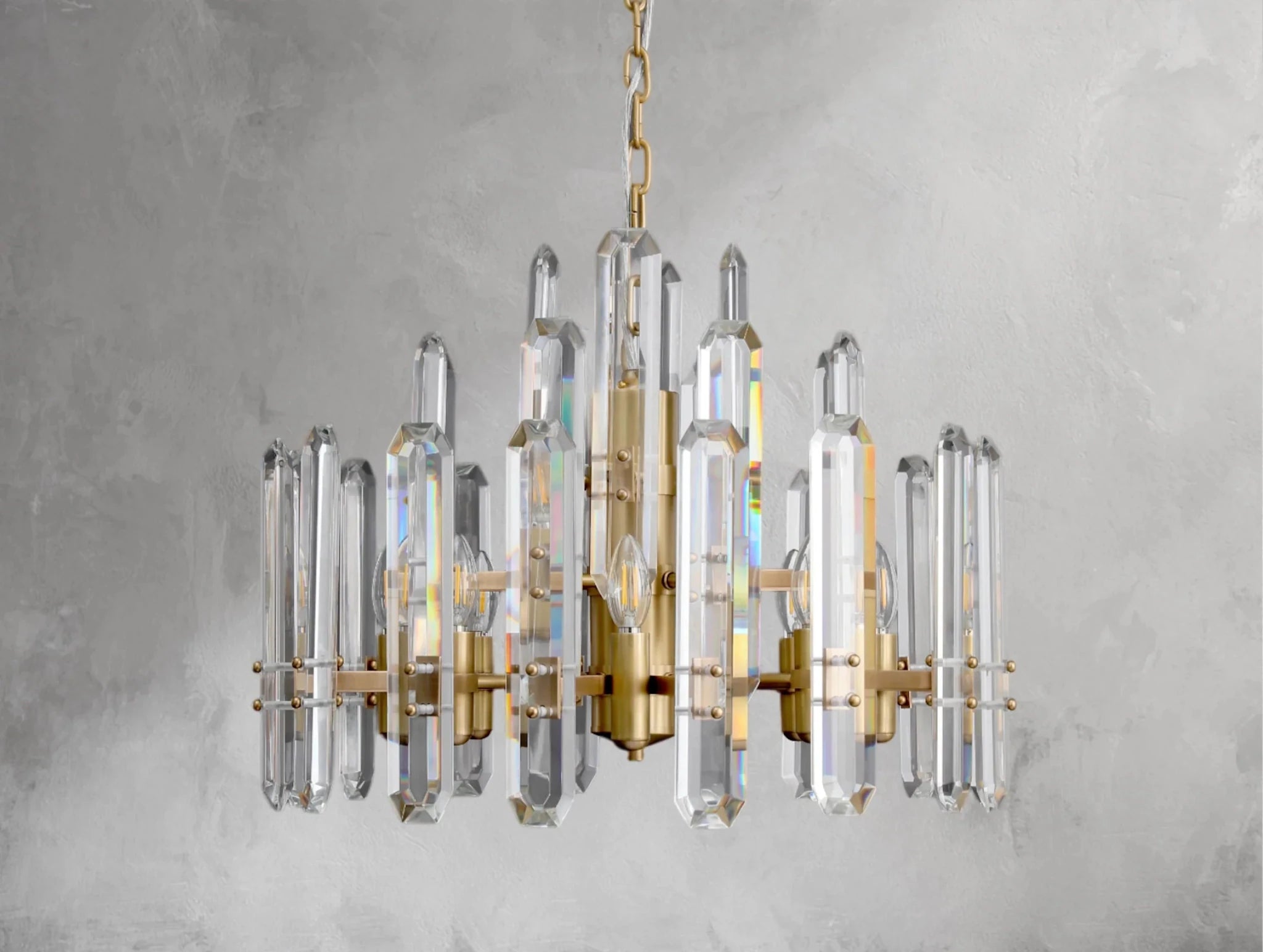 Baingham Round Chandelier - Zelno Lighting