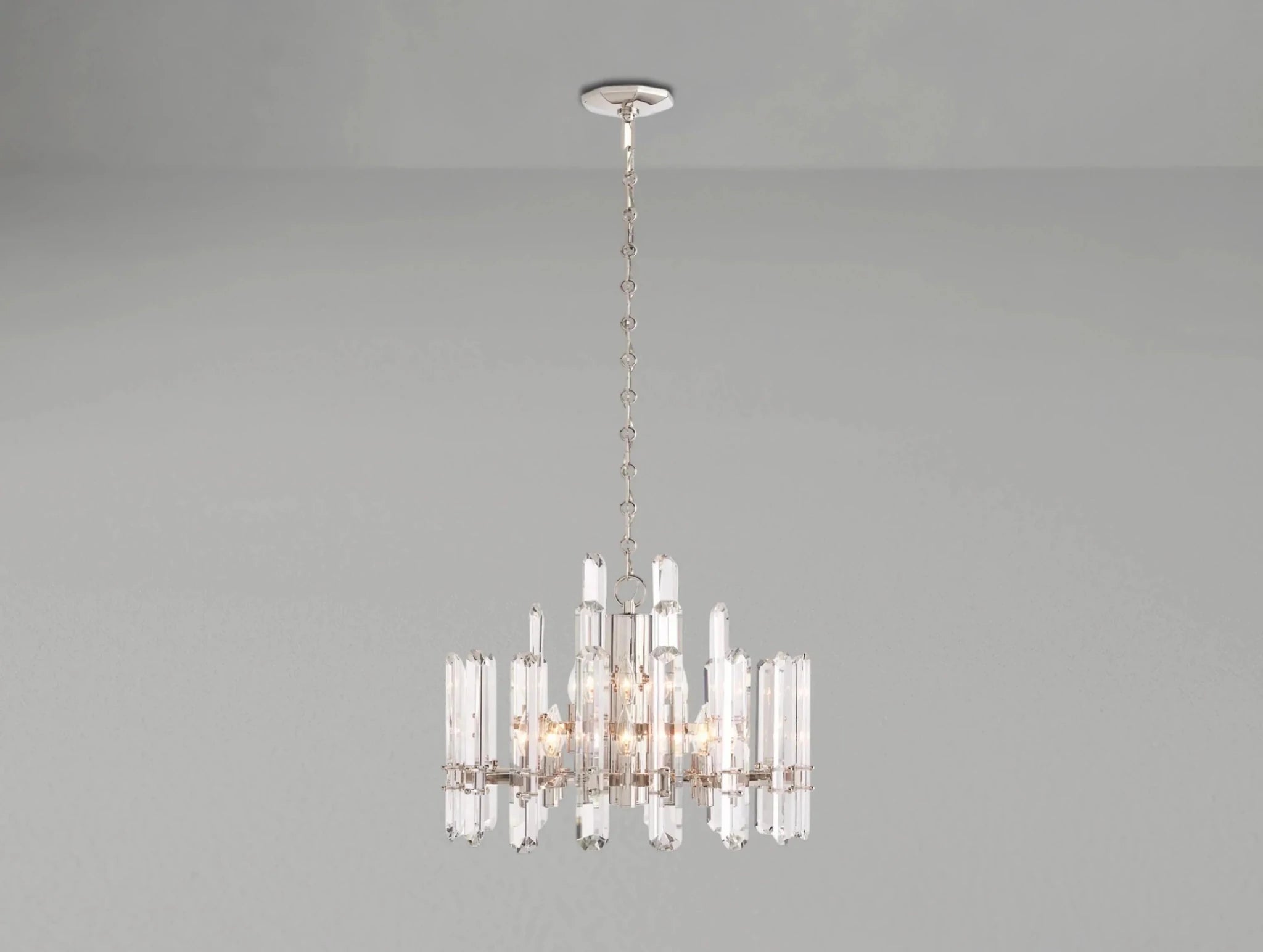 Baingham Round Chandelier - Zelno Lighting