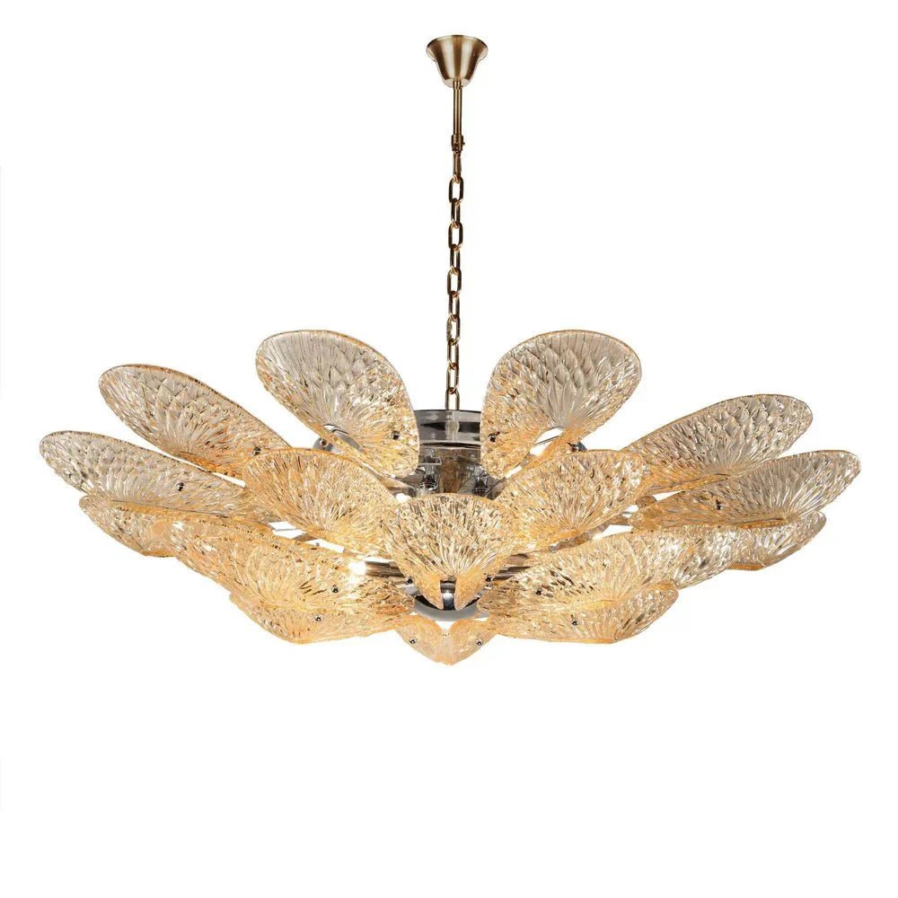 Bella Murano Glass Flower Chandelier - Zelno Lighting