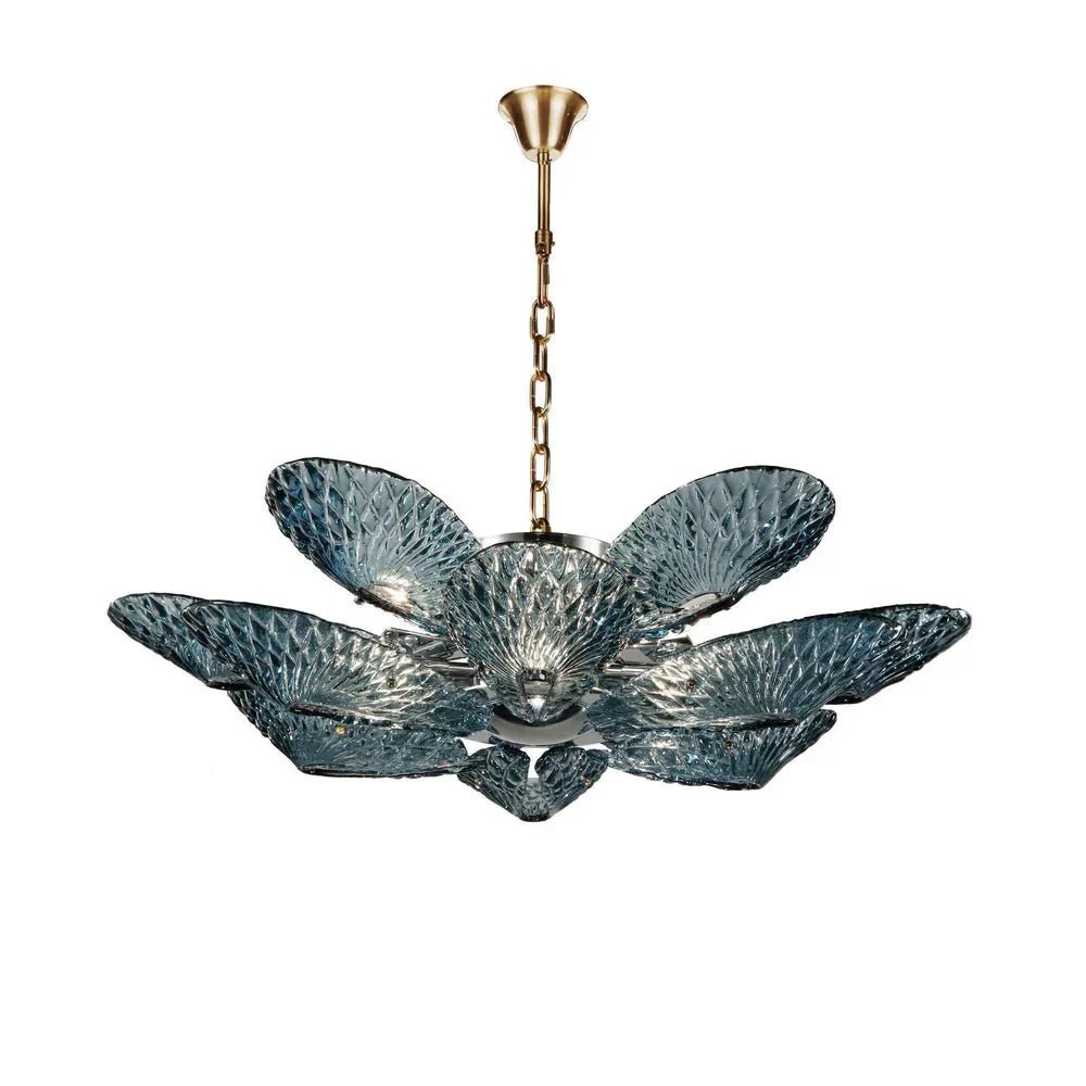 Bella Murano Glass Flower Chandelier - Zelno Lighting