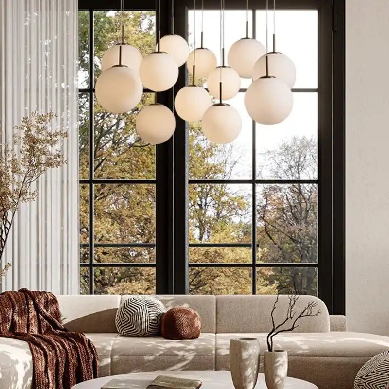Casen Round Chandelier 20", 28", 34", 43" - Zelno Lighting