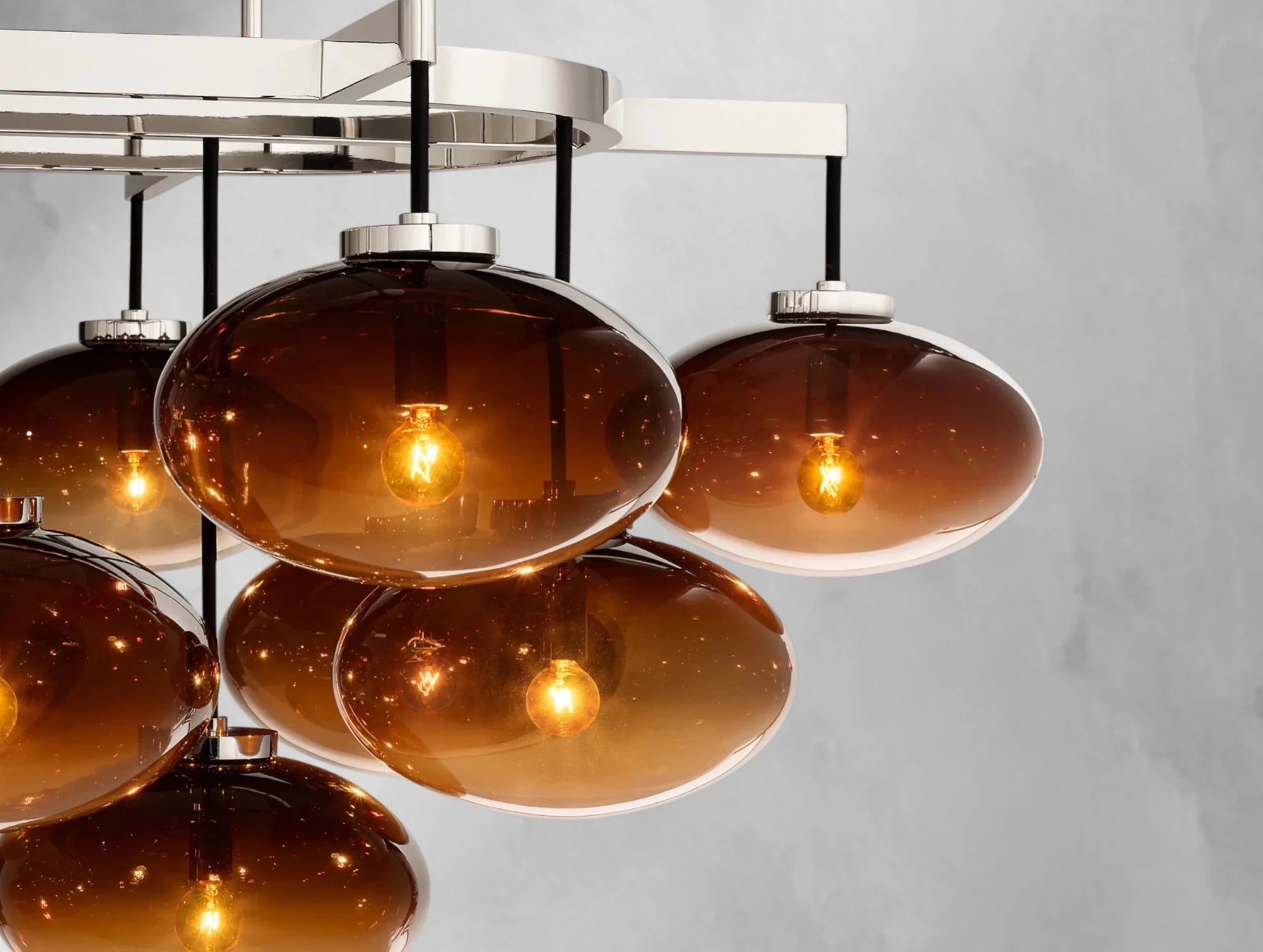 Cebret Glass Linear Chandelier - Zelnolighting