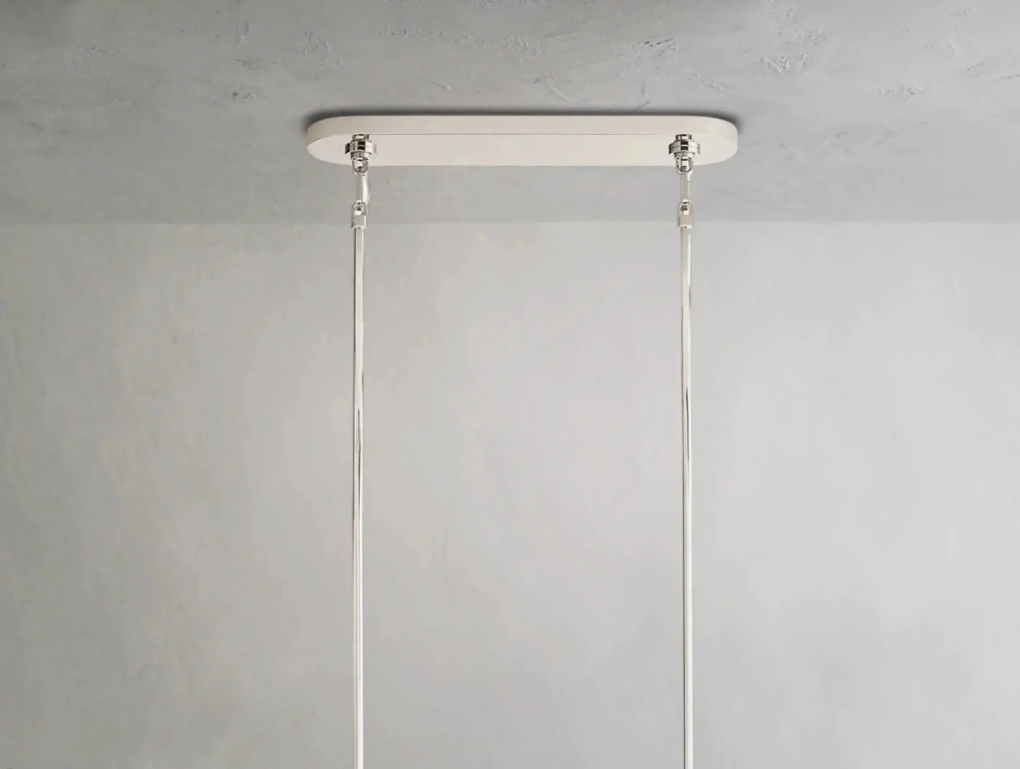 Cebret Glass Linear Chandelier - Zelno Lighting