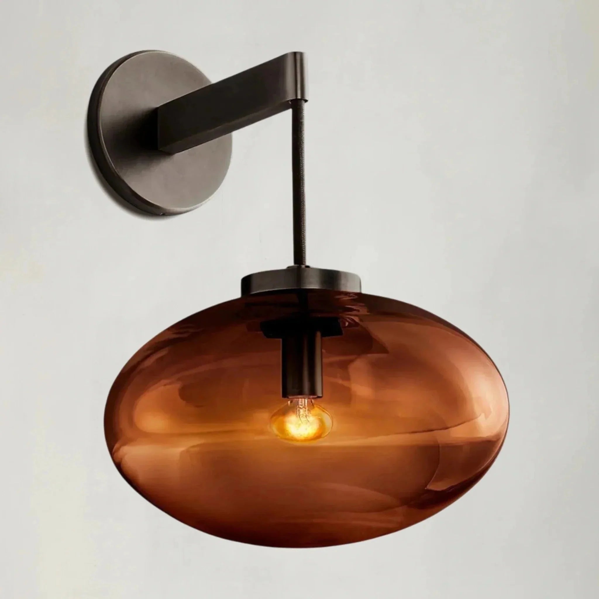 Cebret Glass Sconce - Zelno Lighting