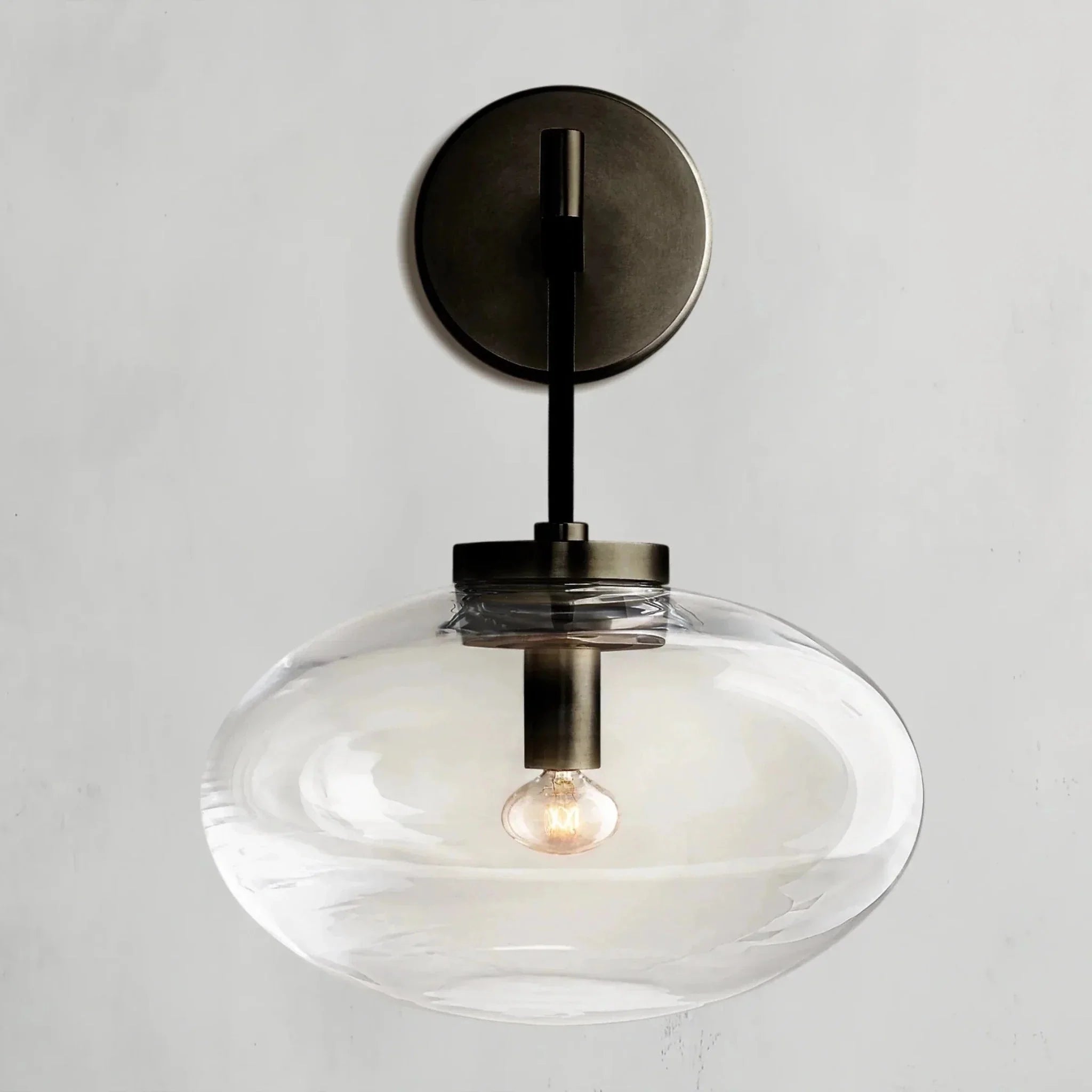 Cebret Glass Sconce - Zelno Lighting