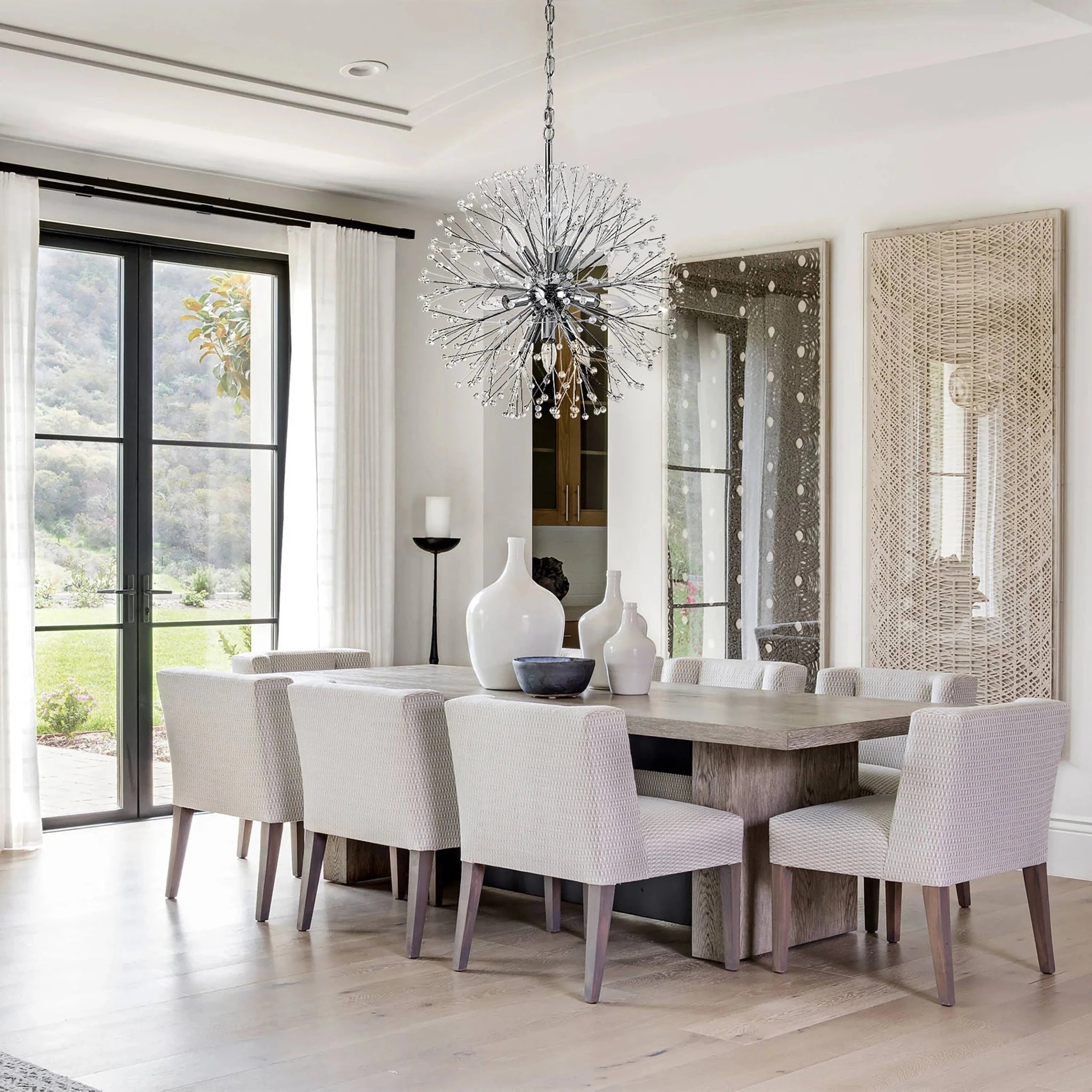 Dandelion Round Chandelier - Zelno Lighting