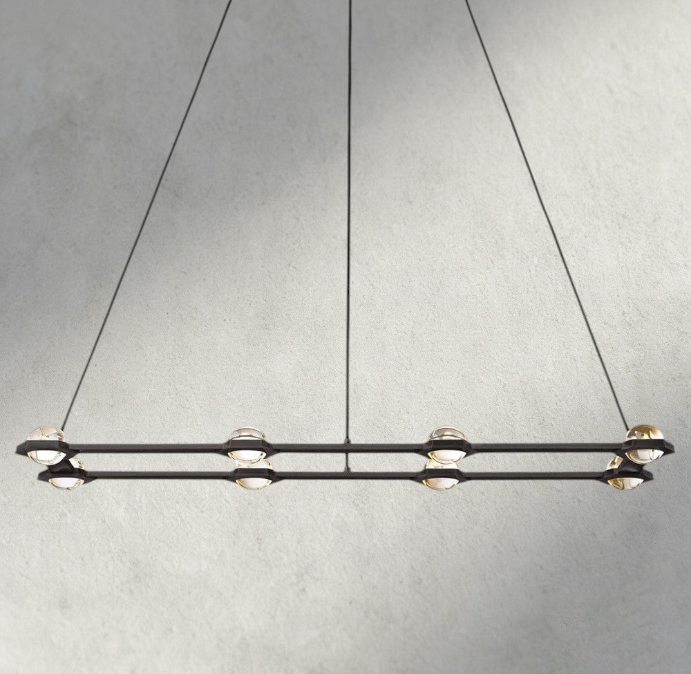 Electant Rectangular Chandelier 54", 72" - Zelno Lighting