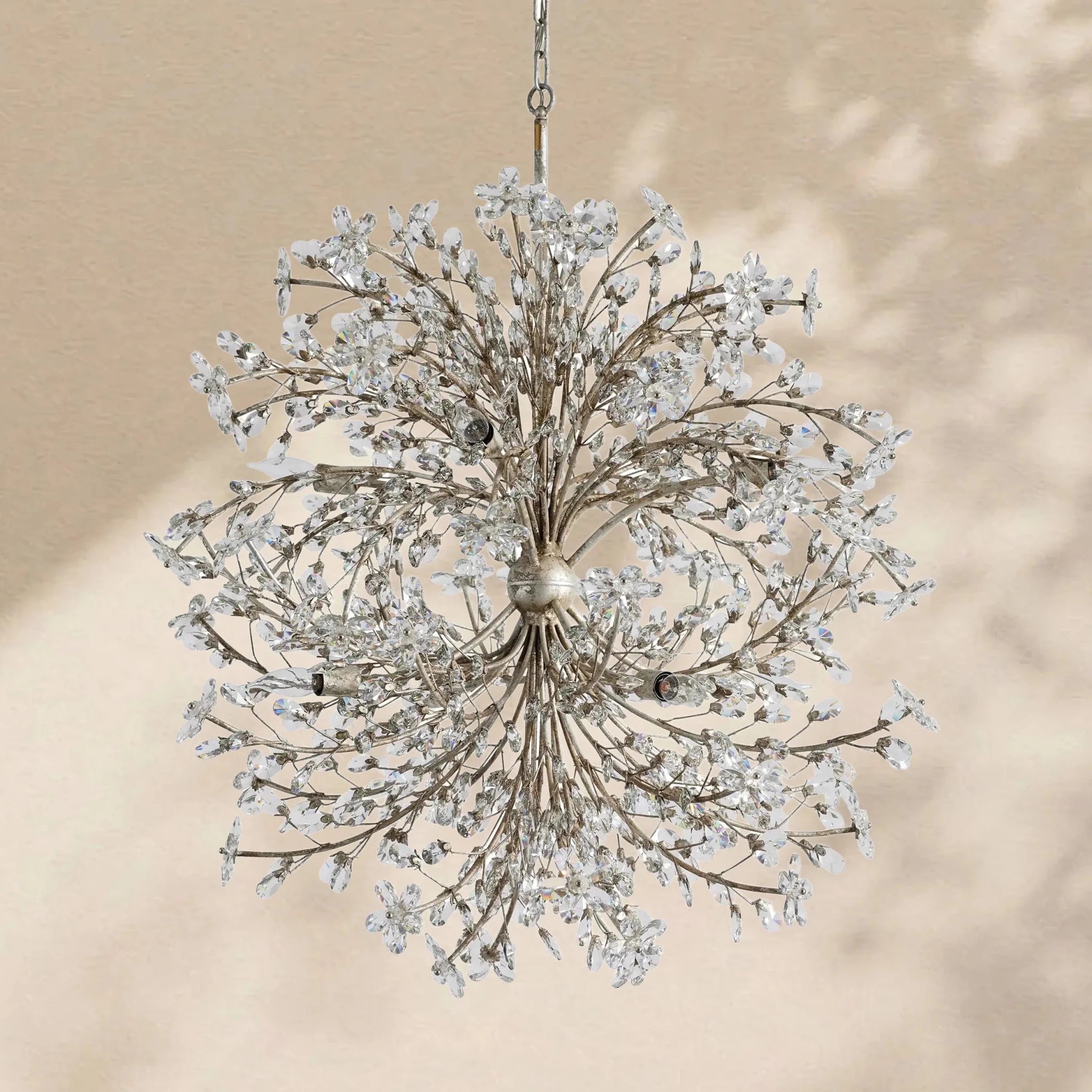Fiore 8 - Light Round Chandelier 35" - Zelno Lighting