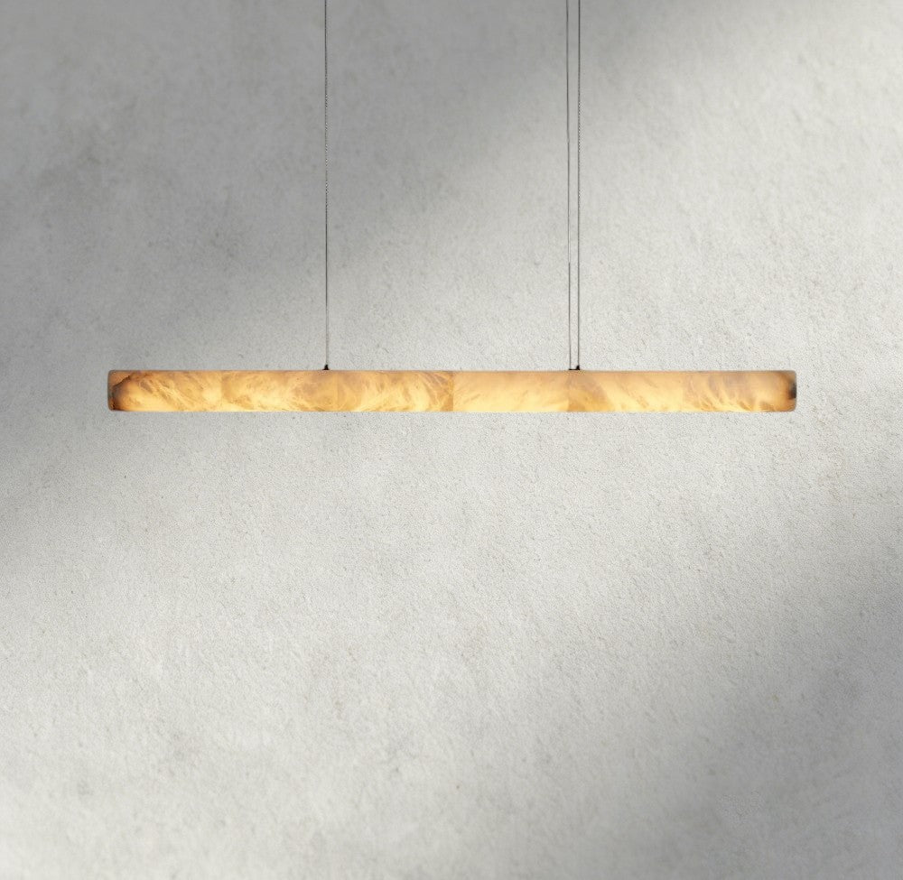 Halima Linear Alabaster Chandelier - Zelnolighting
