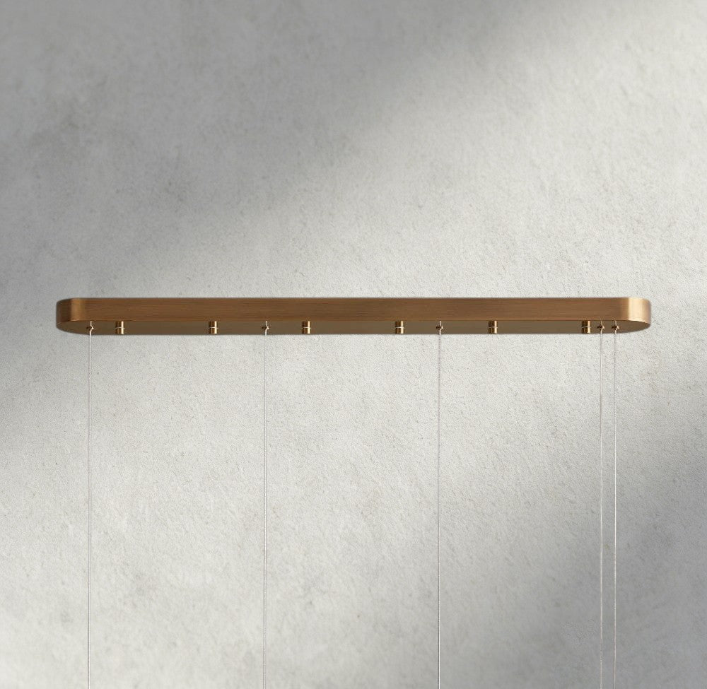 Halima Linear Alabaster Chandelier - Zelnolighting