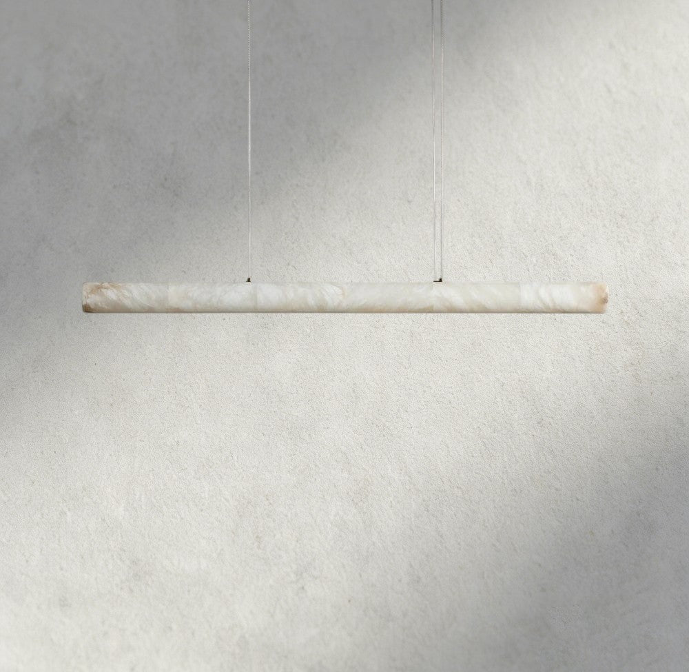 Halima Linear Alabaster Chandelier - Zelnolighting
