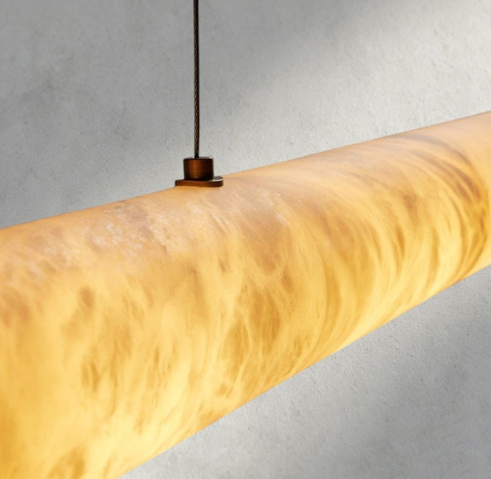 Halima Linear Alabaster Chandelier - Zelnolighting