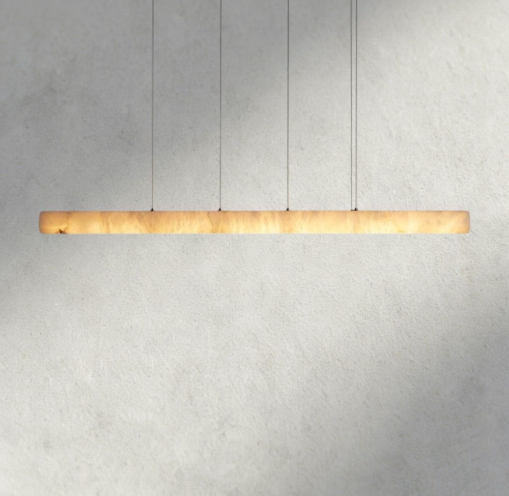 Halima Linear Alabaster Chandelier - Zelnolighting