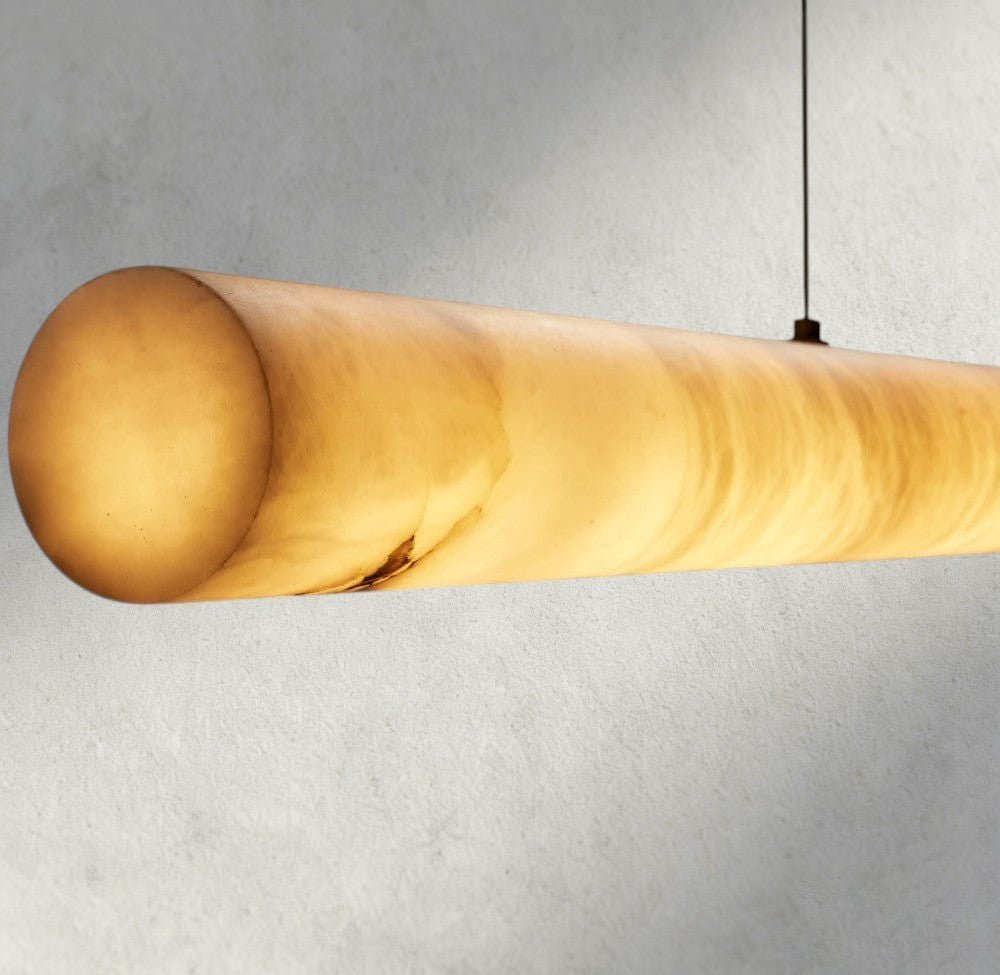 Halima Linear Alabaster Chandelier - Zelnolighting
