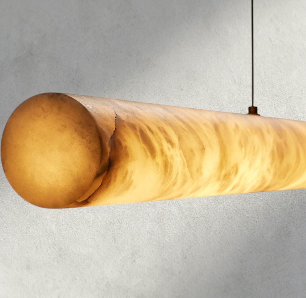 Halima Linear Alabaster Chandelier - Zelnolighting