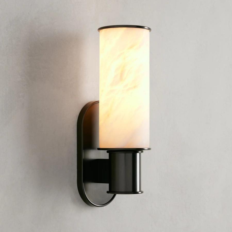 Harlin Wall Sconce in Alabaster - Zelnolighting