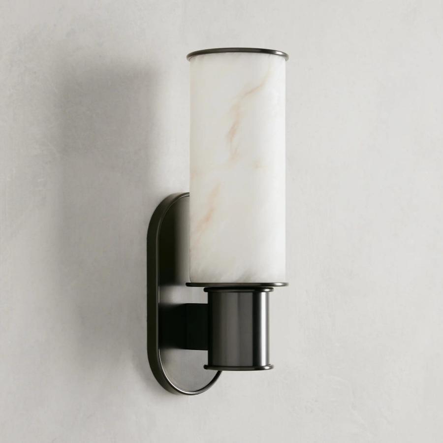 Harlin Wall Sconce in Alabaster - Zelnolighting