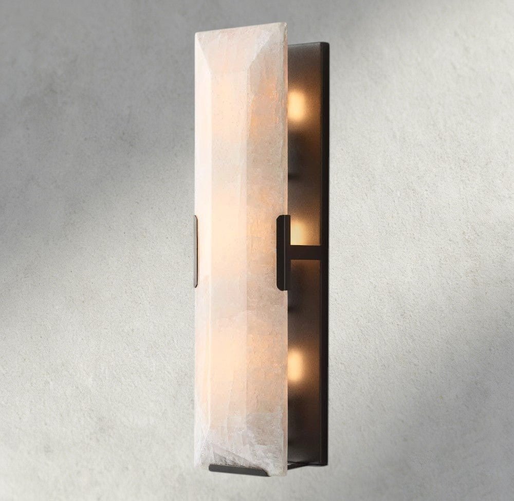 Hartley Calcite Linear Sconce - Zelno Lighting