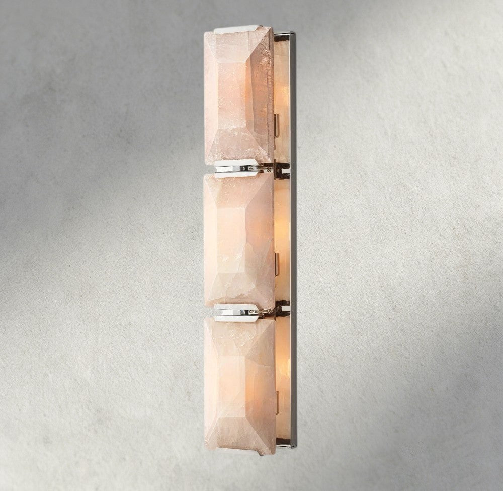 Hartley Calcite Triple Sconce - Zelno Lighting