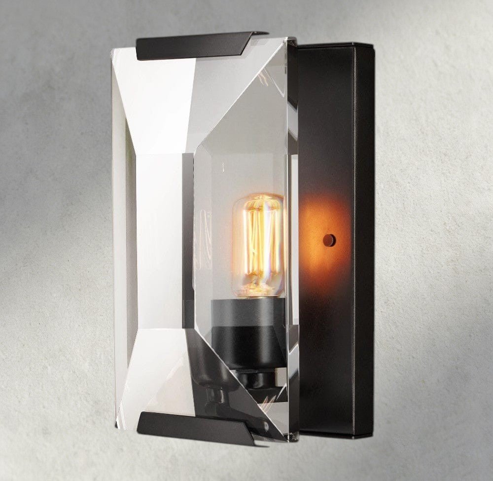 Herlow Crystal Sconce - Zelno Lighting