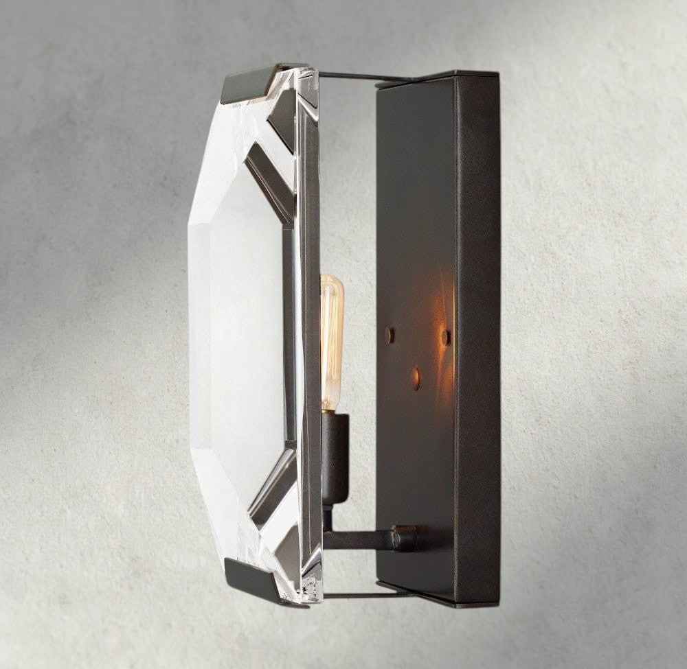 Herlow Crystal Sconce - Zelno Lighting