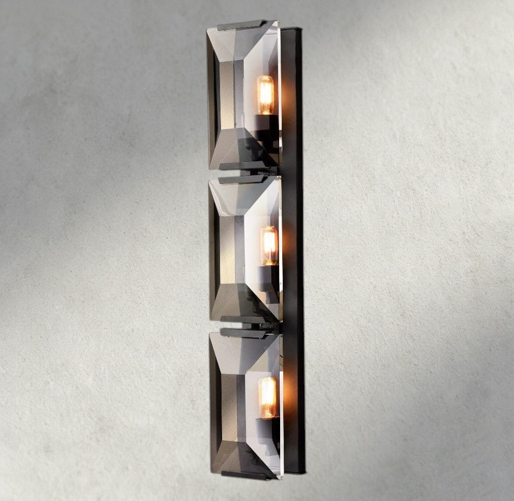 Herlow Crystal Triple Sconce - Zelno Lighting