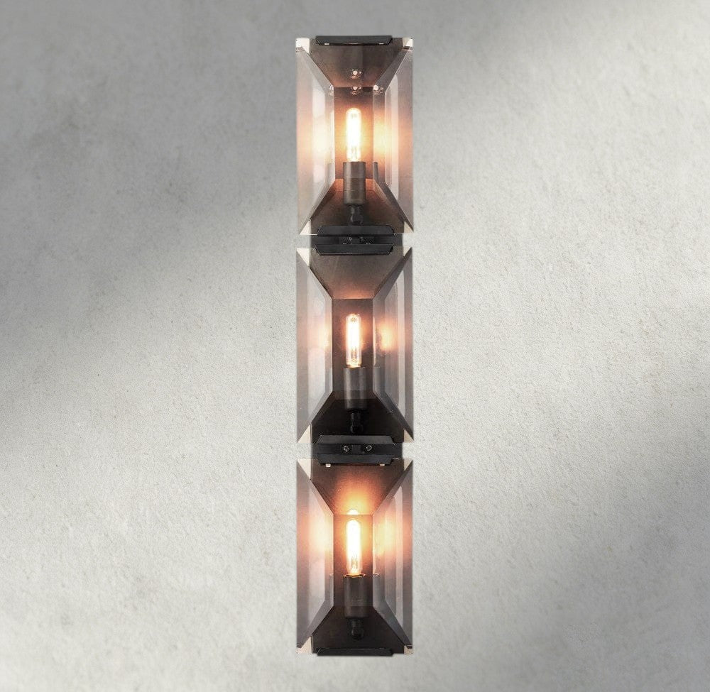 Herlow Crystal Triple Sconce - Zelno Lighting