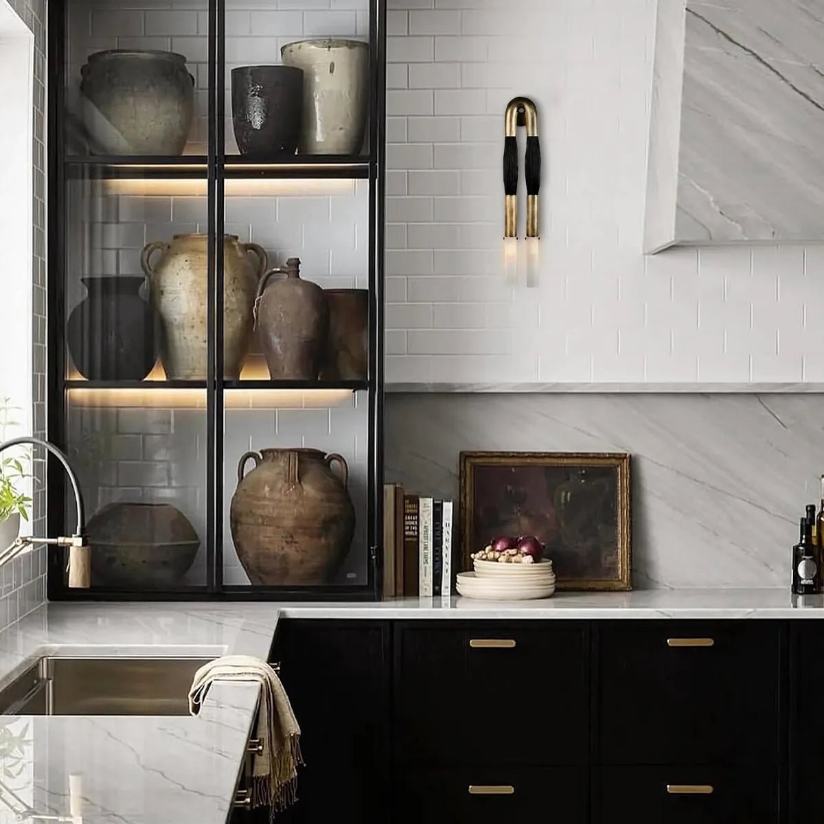 HORSEHAIR SCONCE - Zelno Lighting
