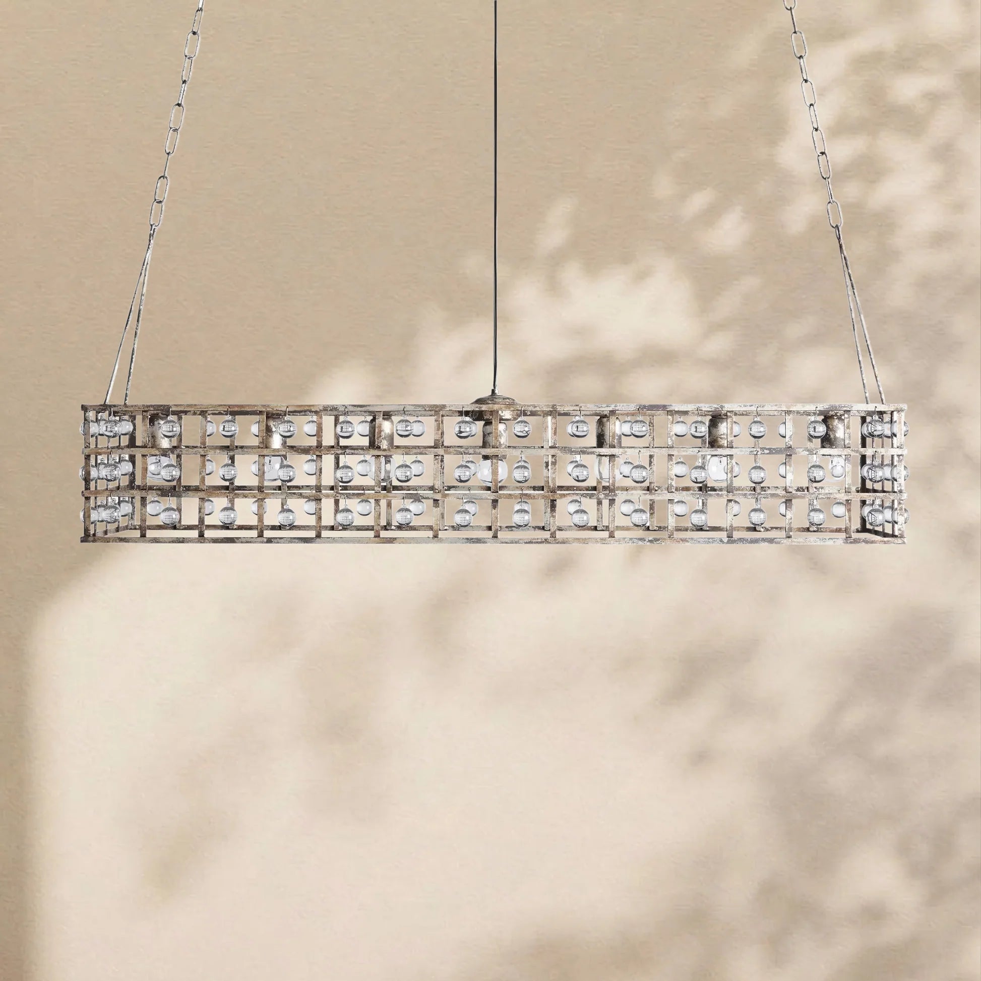 La Cage Rectangular Chandelier - Zelno Lighting