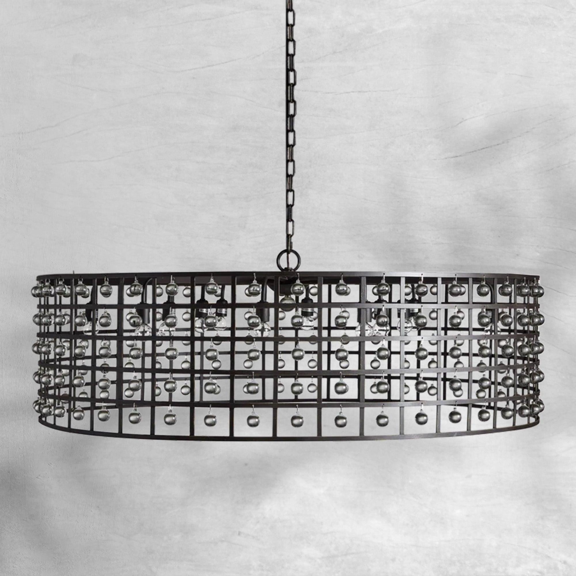 La Cage Round Chandelier 6/8/12 Light - Zelno Lighting