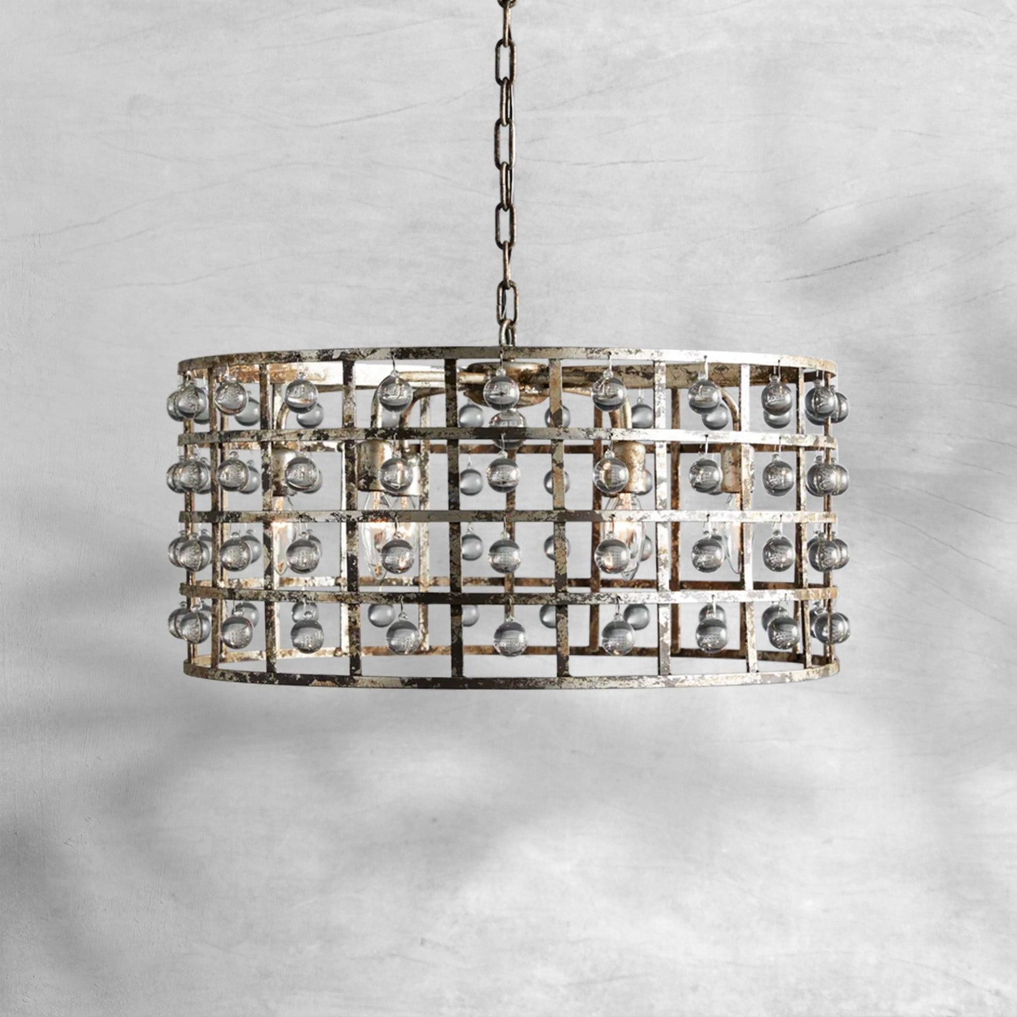 La Cage Round Chandelier 6/8/12 Light - Zelno Lighting