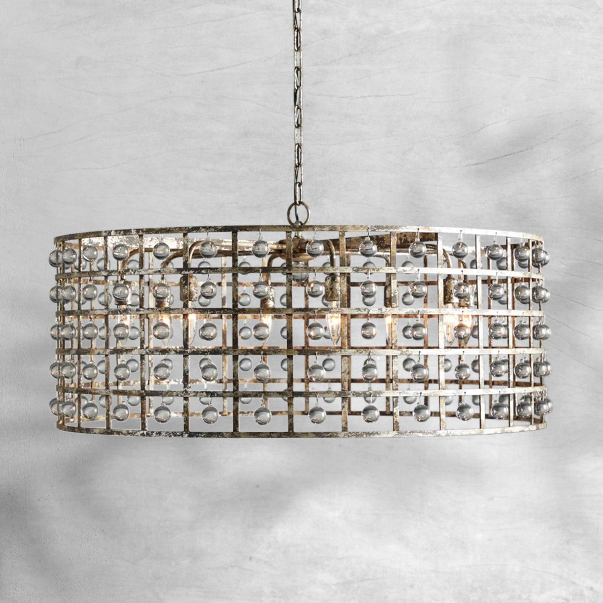 La Cage Round Chandelier 6/8/12 Light - Zelno Lighting