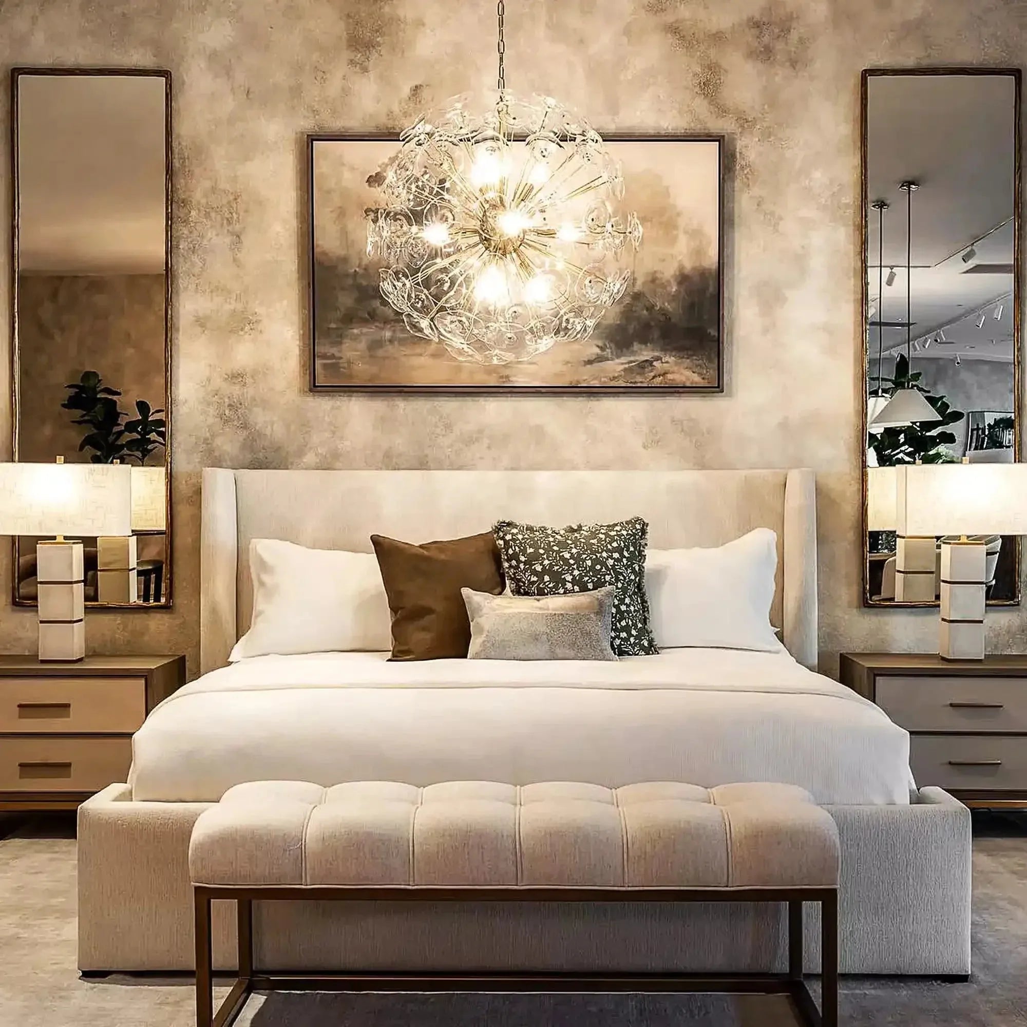 Lily Round Chandelier 8/10/19 Light - Zelnolighting