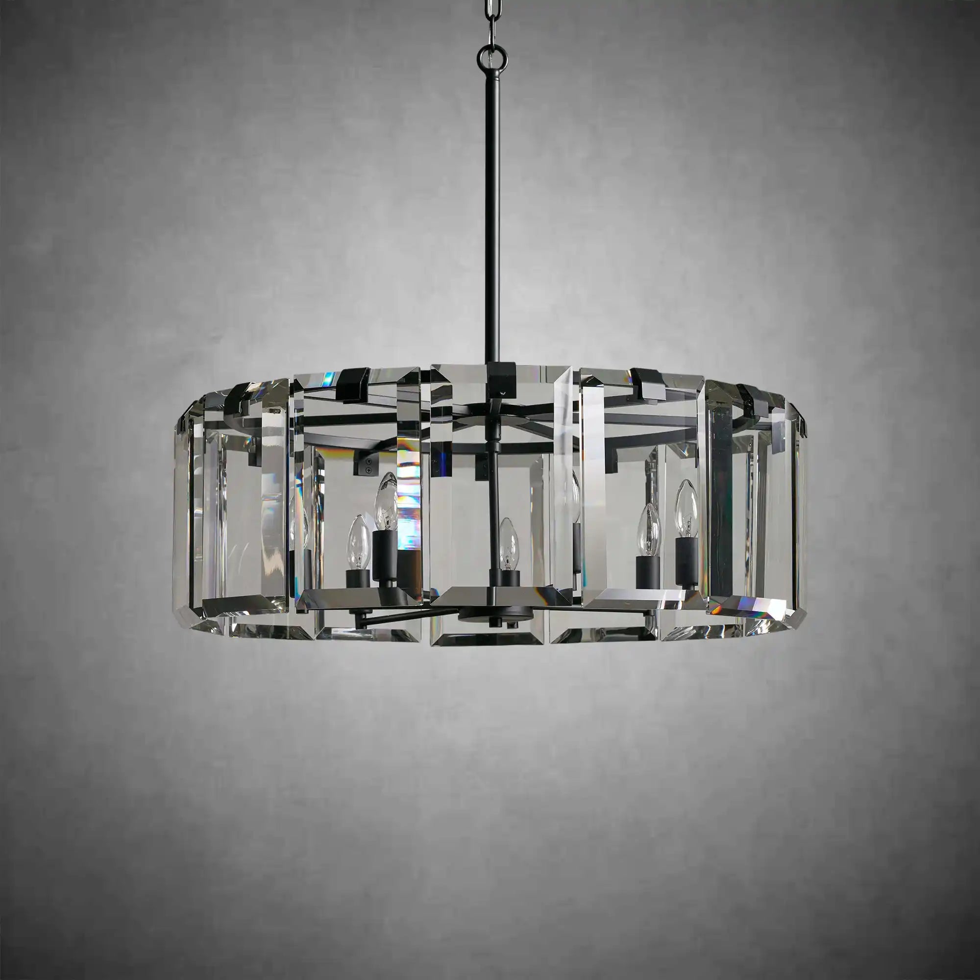 Modern Amaya Round Chandelier - Zelno Lighting